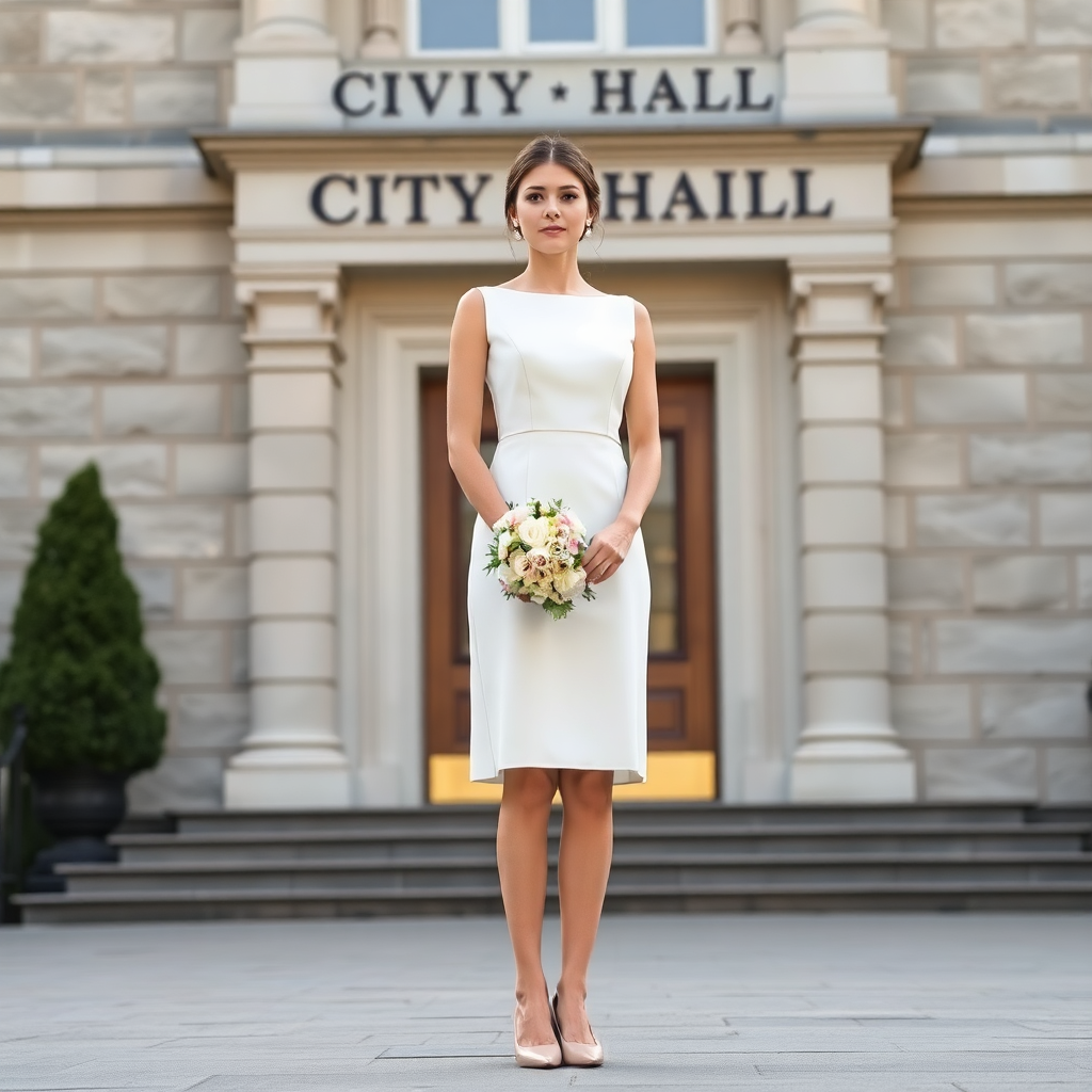 robe pour mariage à la mairie
