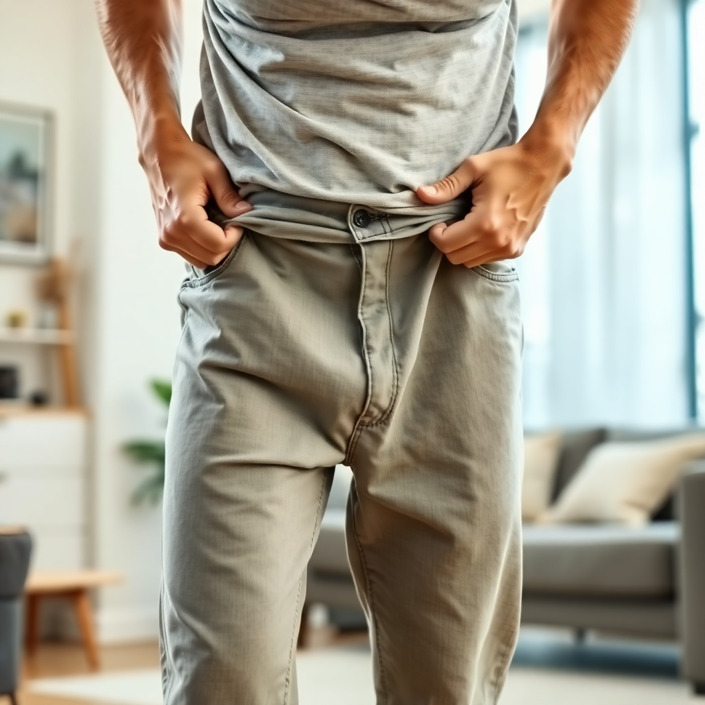 pantalon qui descend