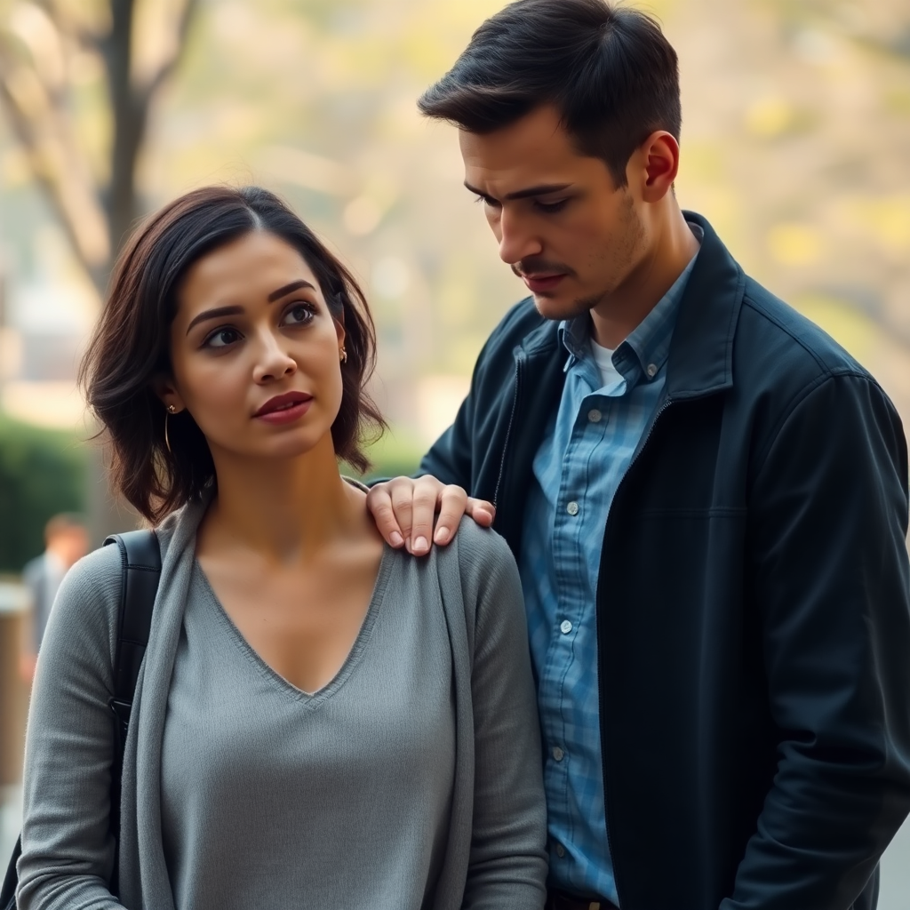 toucher l'épaule d'une femme signification