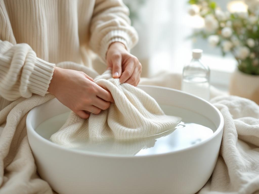 Pull rétréci vinaigre blanc